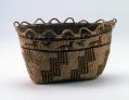 Image of Skokomish twined basket, ca. 1900