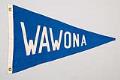 Image of Souvenir flag of schooner WAWONA, ca. 1940-1960