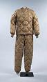 Image of Eddie Bauer goose-down insulated jacket and pants, 1940s-1960s