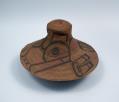 Image of Painted spruce root woven hat, Tlingit, ca. 1900-1920