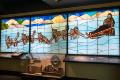 Image of Three stained glass panels from Seattle's Arctic Club, ca. 1907