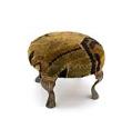 Image of Pincushion shaped like miniature footstool, Standard Furniture Co. of Seattle, ca. 1900s