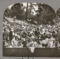 Image of Children's chorus in natural amphitheater, Alaska-Yukon-Pacific Exposition, Seattle, 1909