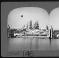 Image of Pay Streak at Alaska-Yukon-Pacific Exposition from Lake Union, Seattle, 1909