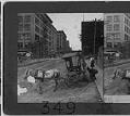 Image of Horse and buggy on Fourth Avenue, Seattle, 1908