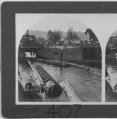 Image of Logs in Montlake canal, Seattle, 1906