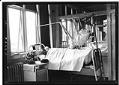 Image of Ruth Anderson with leg in traction, Seattle, circa 1930