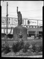 Image of Chief Si'ahl (Chief Seattle) fountain, Seattle, circa 1920