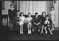 Image of Paul and Theiline M. Pigott with children, circa 1930