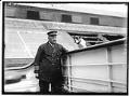 Image of Captain N.E. Cousins with dog, Seattle, circa 1920
