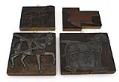 Image of Printing plates on wood blocks made for Duncan & Sons Saddlery catalogs, 1907