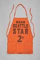Image of Newsboy's apron for the Seattle Star newspaper, ca. 1930s