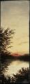 Image of Painting of a sunrise over Lake Union by Anna L. Fonda, ca. 1891-1915