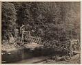 Image of Cannon Mine trestle across Green River and mount of mine, Franklin, circa 1915