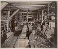 Image of Men working at picking table at Issaquah mine, circa 1913