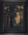 Image of Painting of a forest scene with Douglas fir trees by Edgar Forkner, ca. 1900-1930