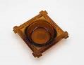 Image of Glass ashtray from Northwestern Glass Co., ca. 1936