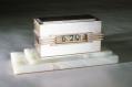 Image of Art Deco electric mantel clock awarded to Seattle Chamber of Commerce on January 1, 1937