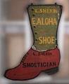 Image of Cobbler's sign made by Leo Sherin, 1925-1975