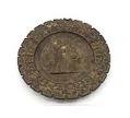 Image of Cast iron decorative plate recovered from the Great Seattle Fire, ca. 1880