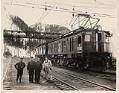 Image of New electric locomotive near Cascade Tunnel, May 7, 1927