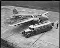 Image of Boeing airplane and Kenworth truck, 1937
