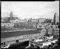 Image of View of downtown Seattle from Colman Dock, circa 1931