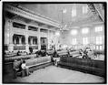 Image of King Street Station waiting room, Seattle, circa 1906