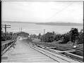Image of Trestle and powerhouse on Leschi cable car line, Seattle, circa 1905