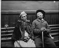 Image of Man and woman, possibly Suquamish, seated inside a Seattle building, circa 1910
