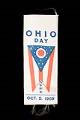 Image of Ribbon commemorating Ohio Day, October 5, at the 1909 Alaska-Yukon-Pacific Exposition (AYPE)