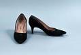 Image of Black pump evening shoes, ca. 1960s