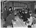 Image of Incarcerees registering at the Puyallup Assembly Center, Puyallup, 1942