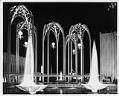 Image of U.S. Science Pavilion arches at night, Seattle World's Fair, 1962