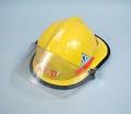 Image of Seattle Fire Department helmet, ca. 1969