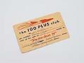 Image of Card, the 100 PLUS Club, 1952