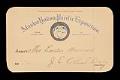 Image of Presidents Complimentary Pass to the 1909 Alaska-Yukon-Pacific Exposition (AYPE), issued to Mrs. Erastus Brainerd