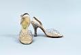Image of Pair of sandal pumps, ca. 1948