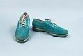 Image of Pair of suede casual lace-up shoes, ca. 1950