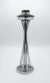 Image of Tall silver metal cigarette lighter in the shape of Space Needle, souvenir from Century 21 Seattle World's Fair, 1962