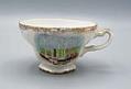 Image of Tea cup and saucer, souvenirs from Century 21 Seattle World's Fair, 1962