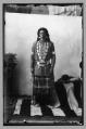 Image of Plateau man with a dentalium necklace, circa 1900