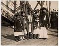 Image of Snoqualmie woman and girls at the launching of the steamer 