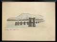 Image of Colored drawing of Cowichan Bay by Bertha Marie Boeing, September, 1952