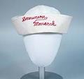 Image of Sailor-style hat worn by tour guides on the Dominion Monarch, 1962