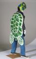 Image of Sea turtle costume shell from the World Trade Center (WTO) protests, 1999