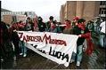 Image of UW MEChA group protesting the WTO conference, Seattle, November 30, 1999