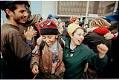 Image of WTO protesters released from jail, Seattle, December 5, 1999