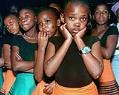 Image of Ipintombi Dancers backstage at the Paramount Theatre, Seattle, June 27, 2002
