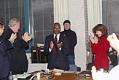 Image of Charles Mitchell after being named Chancellor of the Seattle Community Colleges District, December 10, 2002